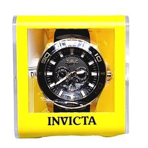 Invicta Pro Diver Men 50mm Stainless Steel Gold Black Chronograph Quartz Watch